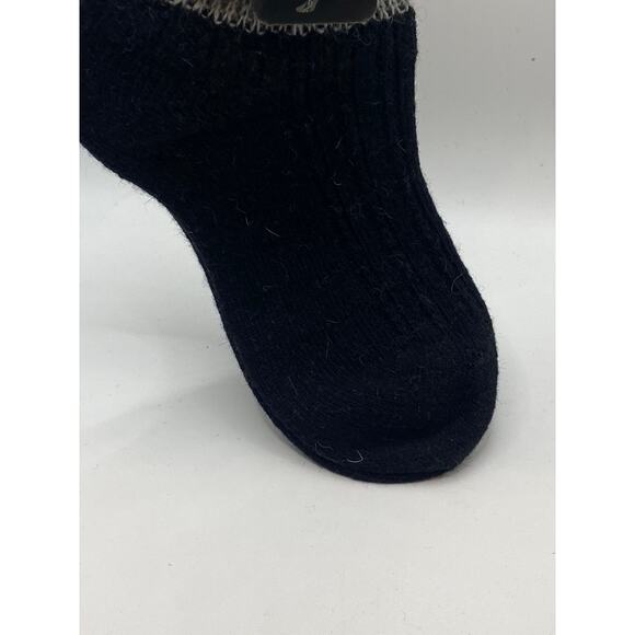 MEMOI Women's Black-Gray Colorblock Knit Scrunch Over The Knee Socks SZ OS - Picture 5 of 8